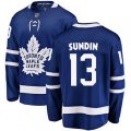 Toronto Maple Leafs #13 Mats Sundin Fanatics Branded Royal Blue Home Breakaway NHL Jersey