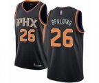 Phoenix Suns #26 Ray Spalding Swingman Black Basketball Jersey Statement Edition