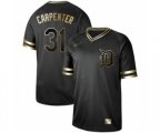 Detroit Tigers #31 Ryan Carpenter Authentic Black Gold Fashion Baseball Jersey