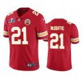 Kansas City Chiefs 21 Trent McDuffie Red Vapor Untouchable Limited Stitched Football 2024 Super Bowl LVIII Jersey
