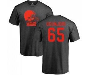 Cleveland Browns #65 Larry Ogunjobi Ash One Color T-Shirt