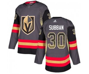 Vegas Golden Knights #30 Malcolm Subban Authentic Black Drift Fashion NHL Jersey