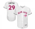 Toronto Blue Jays #29 Joe Carter Authentic White 2016 Mother's Day Fashion Flex Base Baseball Jersey