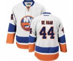 New York Islanders #44 Calvin de Haan Authentic White Away NHL Jersey