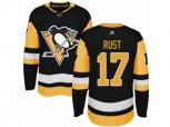 Adidas Pittsburgh Penguins #17 Bryan Rust Authentic Black Home NHL Jersey