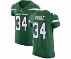 New York Jets #34 Brian Poole Green Team Color Vapor Untouchable Elite Player Football Jersey