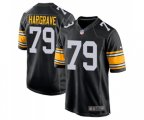 Pittsburgh Steelers #79 Javon Hargrave Game Black Alternate Football Jersey