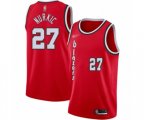 Portland Trail Blazers #27 Jusuf Nurkic Swingman Red Hardwood Classics Basketball Jersey