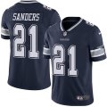 Nike Dallas Cowboys #21 Deion Sanders Navy Blue Team Color Stitched NFL Vapor Untouchable Limited Jersey