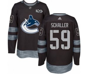 Vancouver Canucks #59 Tim Schaller Authentic Black 1917-2017 100th Anniversary NHL Jersey