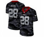Oakland Raiders #28 Jacobs 2020 2ndCamo Salute to Service Limited