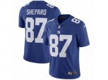 New York Giants #87 Sterling Shepard Vapor Untouchable Limited Royal Blue Team Color NFL Jersey