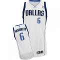 Dallas Mavericks #6 Josh McRoberts Authentic White Home NBA Jersey