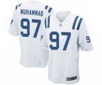 Indianapolis Colts #97 Al-Quadin Muhammad Game White Football Jersey