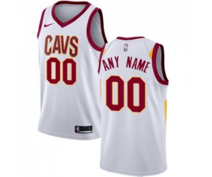 Cleveland Cavaliers Customized Authentic White Home Basketball Jersey - Association Edition
