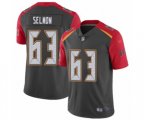 Tampa Bay Buccaneers #63 Lee Roy Selmon Limited Gray Inverted Legend Football Jersey