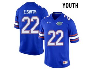 Youth Florida Gators E.Smith #22 College Football Jersey - Royal Blue