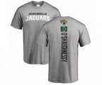 Jacksonville Jaguars #80 James O'Shaughnessy Ash Backer T-Shirt