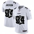 Oakland Raiders #34 Bo Jackson White Nike White Shadow Edition Limited Jersey