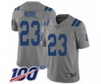 Indianapolis Colts #23 Kenny Moore Limited Gray Inverted Legend 100th Season Football Jersey