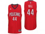 New Orleans Pelicans #44 Solomon Hill Alternate Red New Swingman Jersey