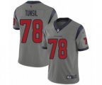 Houston Texans #78 Laremy Tunsil Limited Gray Inverted Legend Football Jersey