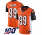 Cincinnati Bengals #99 Andrew Billings Orange Alternate Vapor Untouchable Limited Player 100th Season Football Jersey