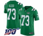 New York Jets #73 Joe Klecko Limited Green Rush Vapor Untouchable 100th Season Football Jersey