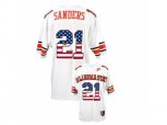 2016 US Flag Fashion Men's Oklahoma State Cowboys Barry Sanders #21 College Football Throwback Jersey - White