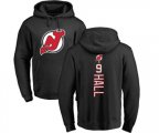 New Jersey Devils #9 Taylor Hall Black Backer Pullover Hoodie