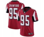 Atlanta Falcons #95 Jack Crawford Red Team Color Vapor Untouchable Limited Player Football Jersey