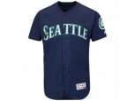 Seattle Mariners Majestic Alternate Blank Navy Flex Base Authentic Collection Team Jersey