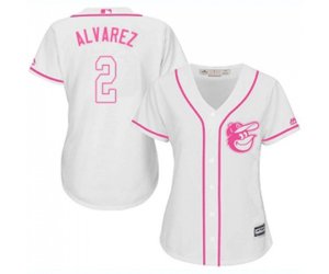 Women\'s Baltimore Orioles #2 Pedro Alvarez Replica White Fashion Cool Base Baseball Jersey