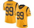 Los Angeles Rams #99 Aaron Donald Limited Gold Rush Vapor Untouchable Football Jersey