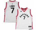 Toronto Raptors #7 Kyle Lowry Swingman White Basketball Jersey
