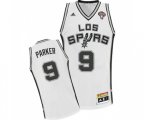 San Antonio Spurs #9 Tony Parker Swingman White Latin Nights Basketball Jersey