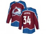 Colorado Avalanche #34 Carl Soderberg Burgundy Home Authentic Stitched NHL Jersey