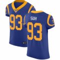 Los Angeles Rams #93 Ndamukong Suh Royal Blue Alternate Vapor Untouchable Elite Player NFL Jersey