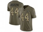 San Francisco 49ers #44 Kyle Juszczyk Olive Camo Stitched NFL Limited 2017 Salute To Service Jersey