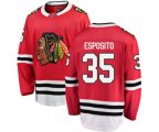 Chicago Blackhawks #35 Tony Esposito Fanatics Branded Red Home Breakaway NHL Jersey
