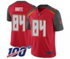 Tampa Bay Buccaneers #84 Cameron Brate Red Team Color Vapor Untouchable Limited Player 100th Season Football Jersey