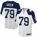 Dallas Cowboys #79 Chaz Green Game White Throwback Alternate NFL Jersey