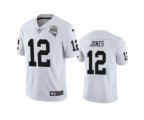 Las Vegas Raiders #12 Zay Jones White 2020 Inaugural Season Vapor Limited Jersey