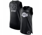 Los Angeles Lakers #24 Kobe Bryant Authentic Black 2018 All-Star Game Basketball Jersey