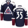 Colorado Avalanche #35 Andrew Hammond Authentic Blue Third NHL Jersey
