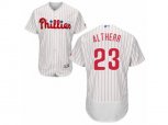 Philadelphia Phillies #23 Aaron Altherr White Flexbase Authentic Collection MLB Jersey