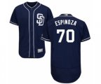 San Diego Padres Anderson Espinoza Navy Blue Alternate Flex Base Authentic Collection Baseball Player Jersey