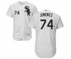 Chicago White Sox #74 Eloy Jimenez White Home Flex Base Authentic Collection Baseball Jersey