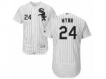 Chicago White Sox #24 Early Wynn White Black Flexbase Authentic Collection MLB Jersey