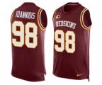 Washington Redskins #98 Matt Ioannidis Limited Red Player Name & Number Tank Top Football Jersey